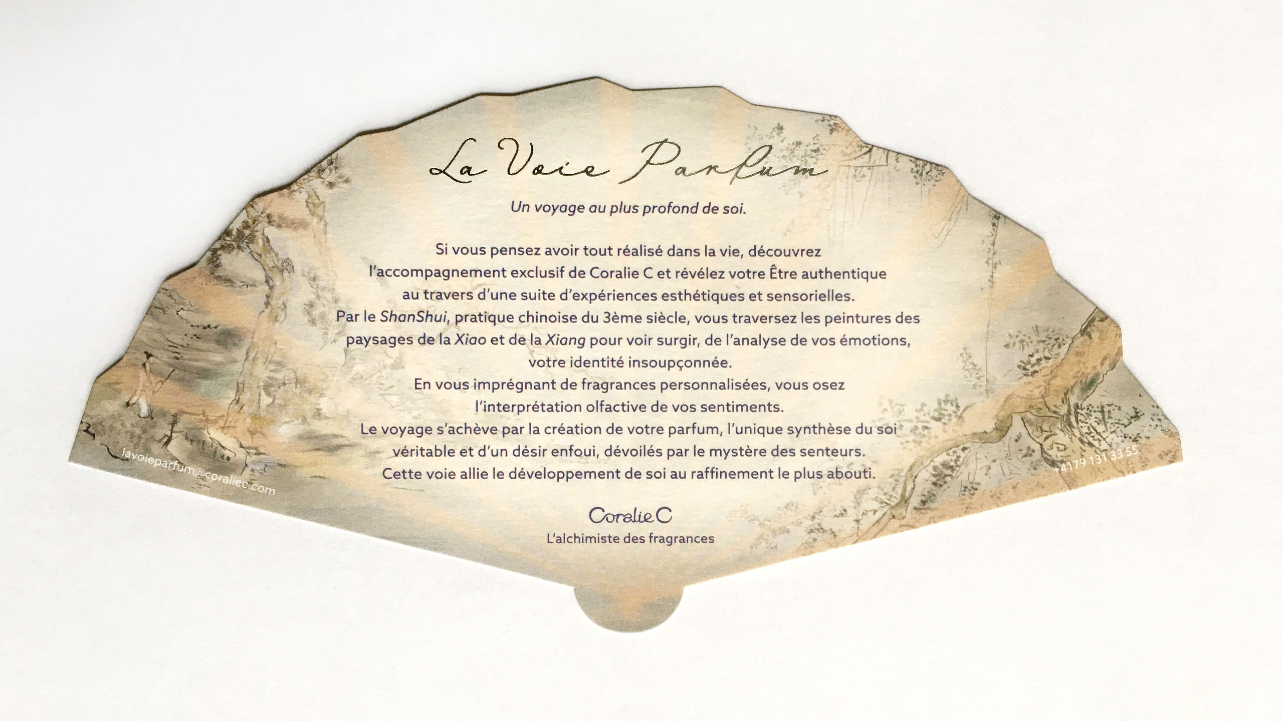 La Voie Parfum fan flyer French